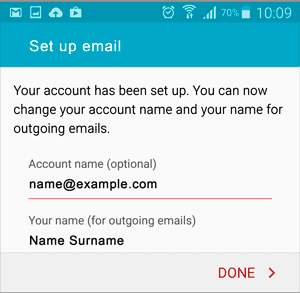 Image How to set up email on Android